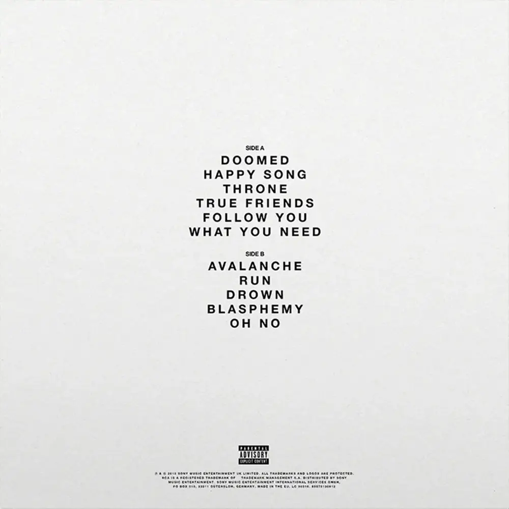 BRING ME THE HORIZON - That's The Spirit (clear and black splattered)