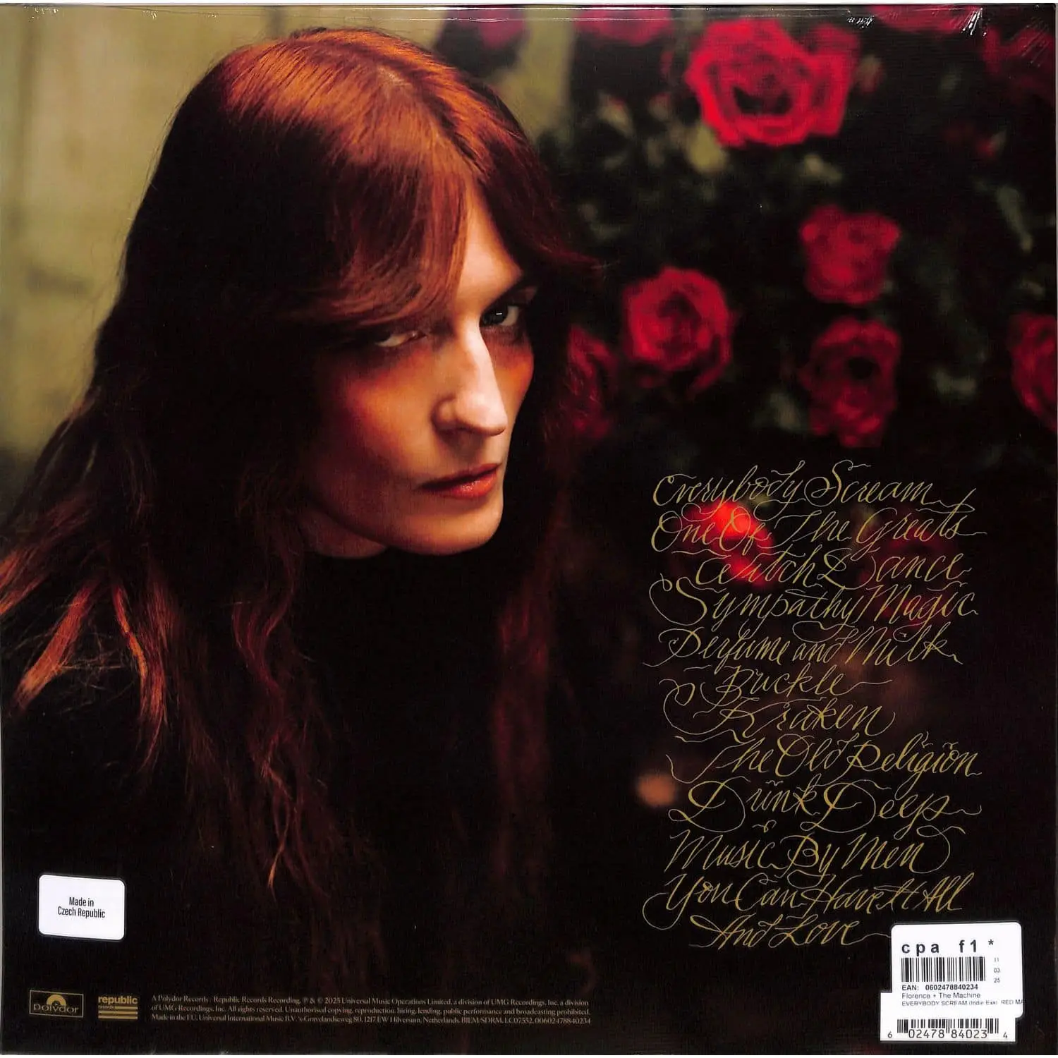 FLORENCE + THE MACHINE - Everybody Scream (red translucent with marbled)