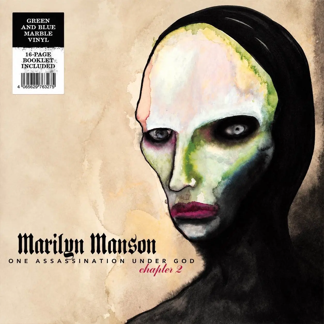 MARILYN MANSON - One Assassination Under God: Chapter 2 (green & blue marble)