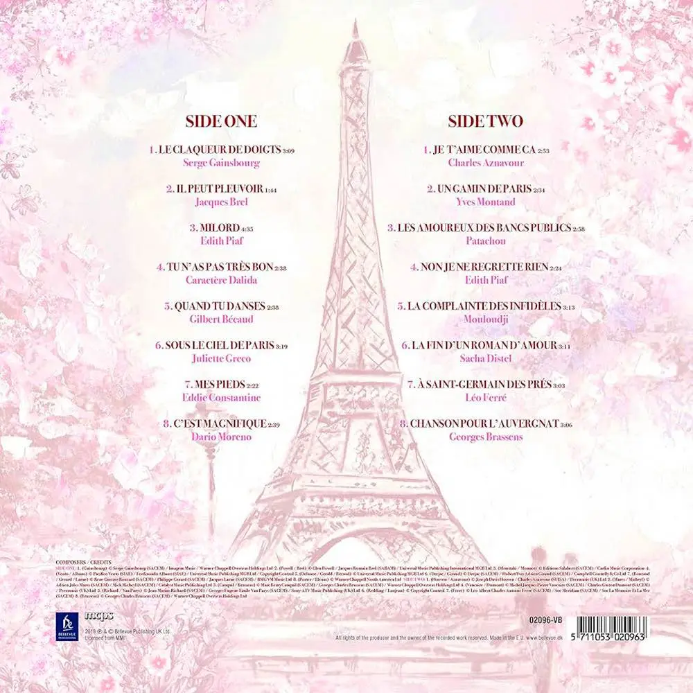 VARIOUS - L'amour A Paris VARIOUS - L'amour A Paris