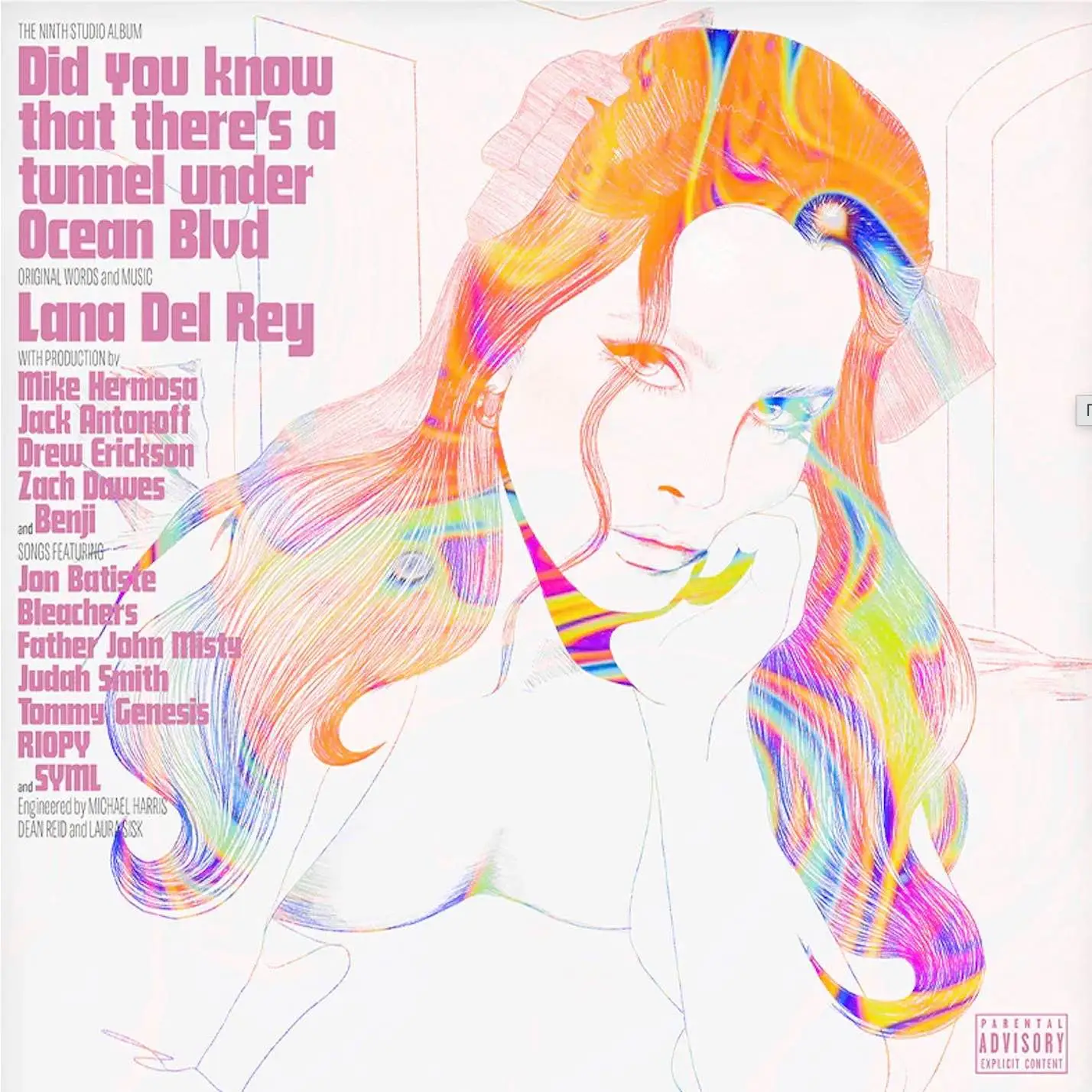 Lana Del Rey - Did you know that there s a tunnel under oceanblvd (orange translucent) Lana Del Rey - Did you know that there s a tunnel under oceanblvd (orange translucent)