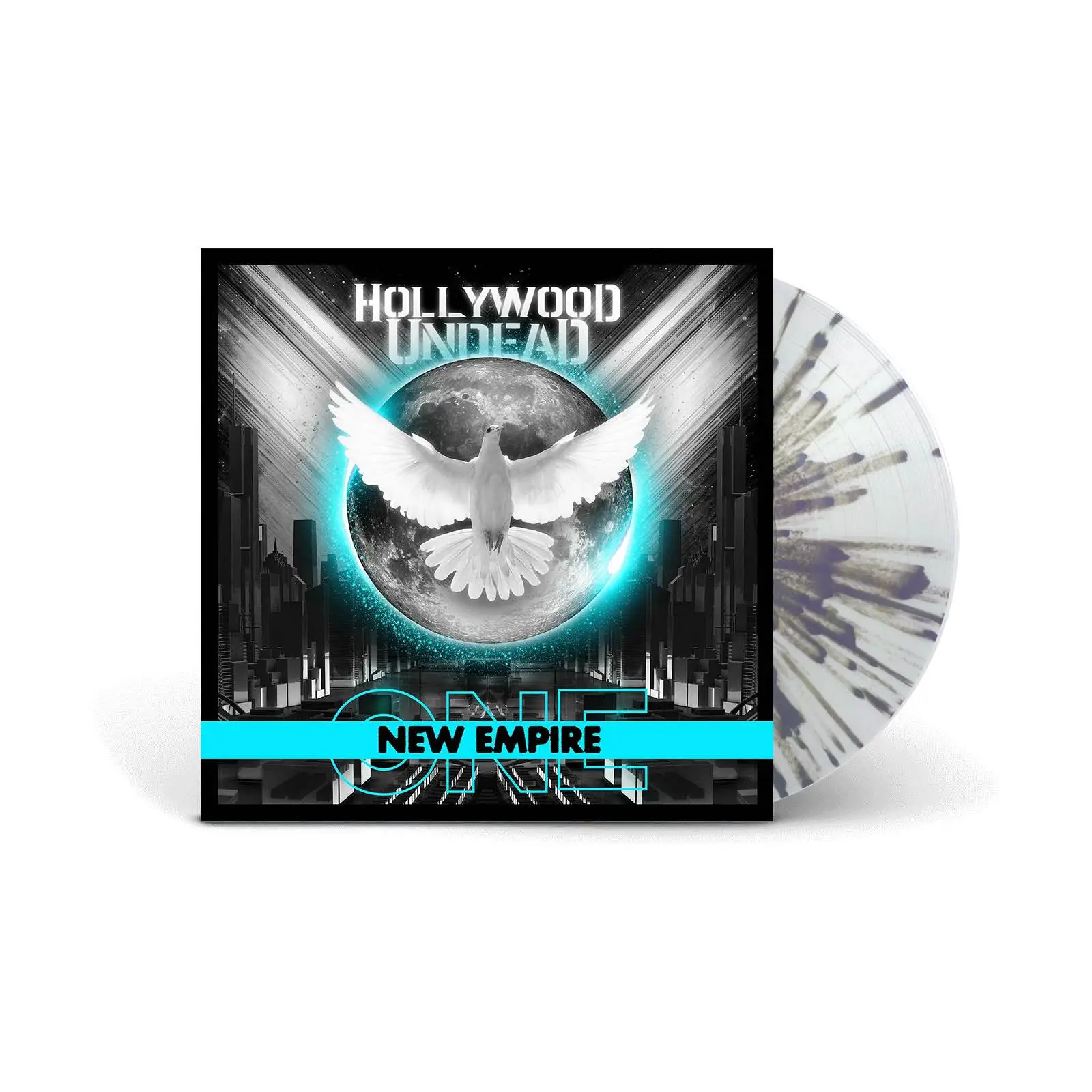 HOLLYWOOD UNDEAD - New Empire, Vol. 1 (clear with black splatter) HOLLYWOOD UNDEAD - New Empire, Vol. 1 (clear with black splatter)