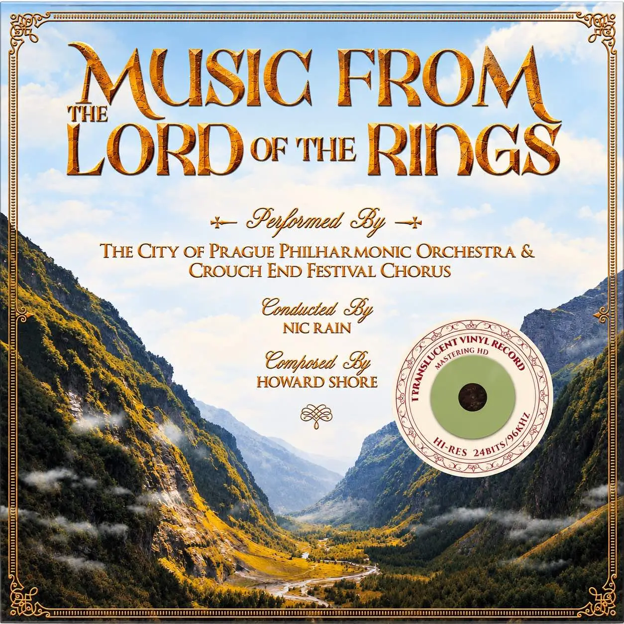 THE CITY OF PRAGUE PHILHARMONIC ORCHESTRA - Music From The Lord Of The Rings Trilogy (green clear)