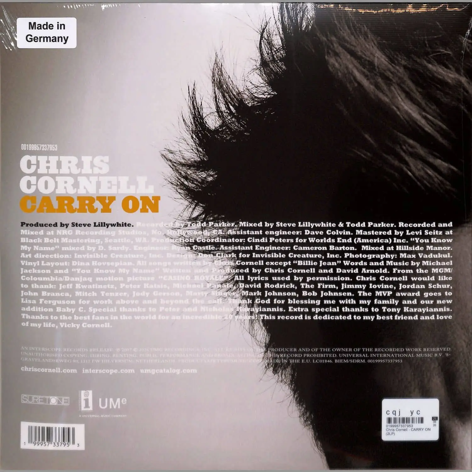 CHRIS CORNELL - Carry On
