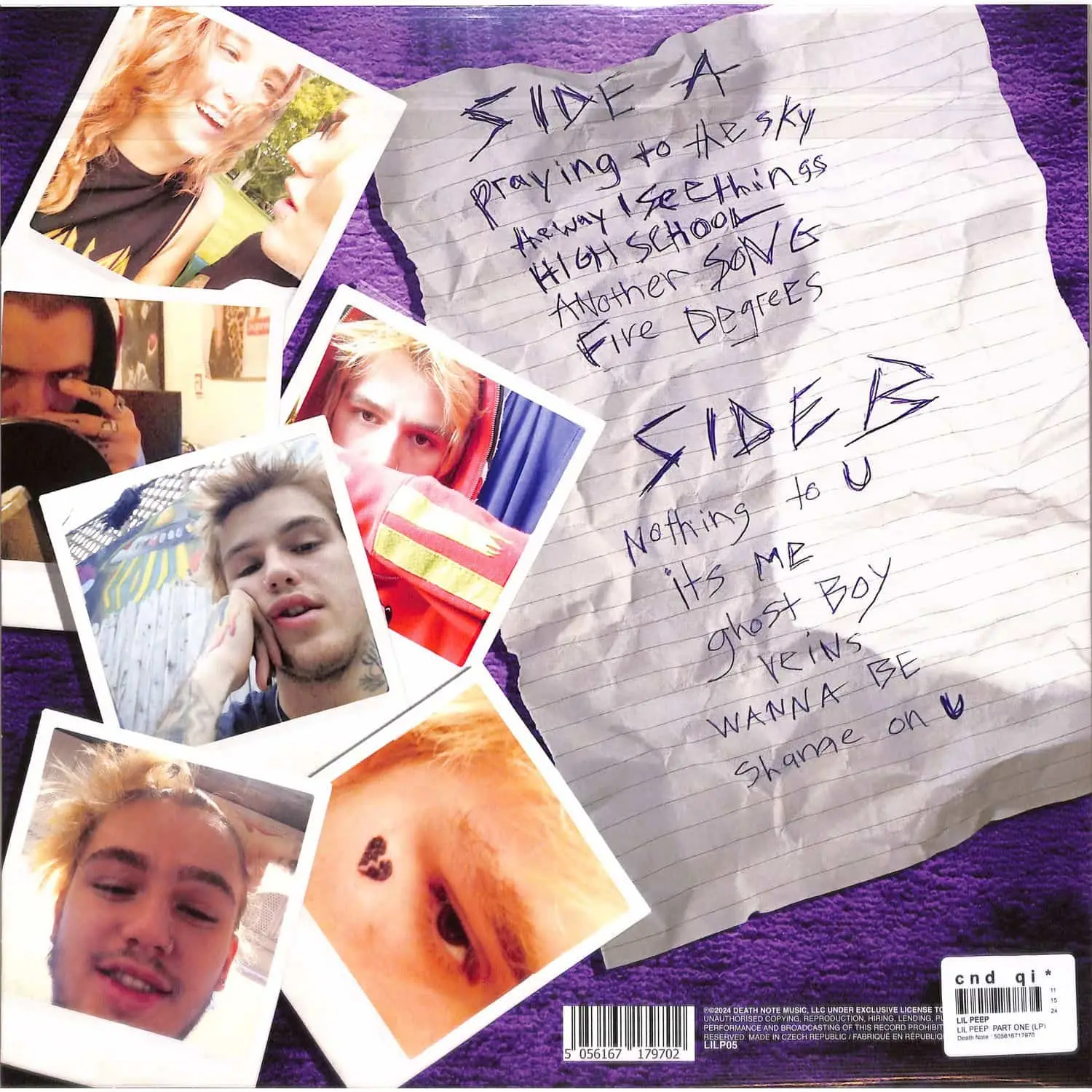 LIL PEEP - Lil Peep; Part One (sugar purple)