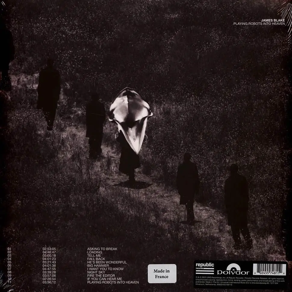 JAMES BLAKE - Playing Robots Into Heaven (clear) JAMES BLAKE - Playing Robots Into Heaven (clear)