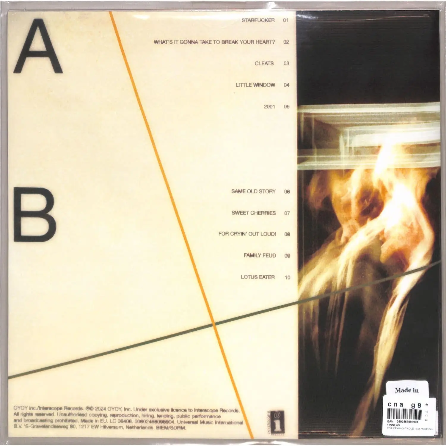 FINNEAS - For Cryin' Out Loud (green) FINNEAS - For Cryin' Out Loud (green)