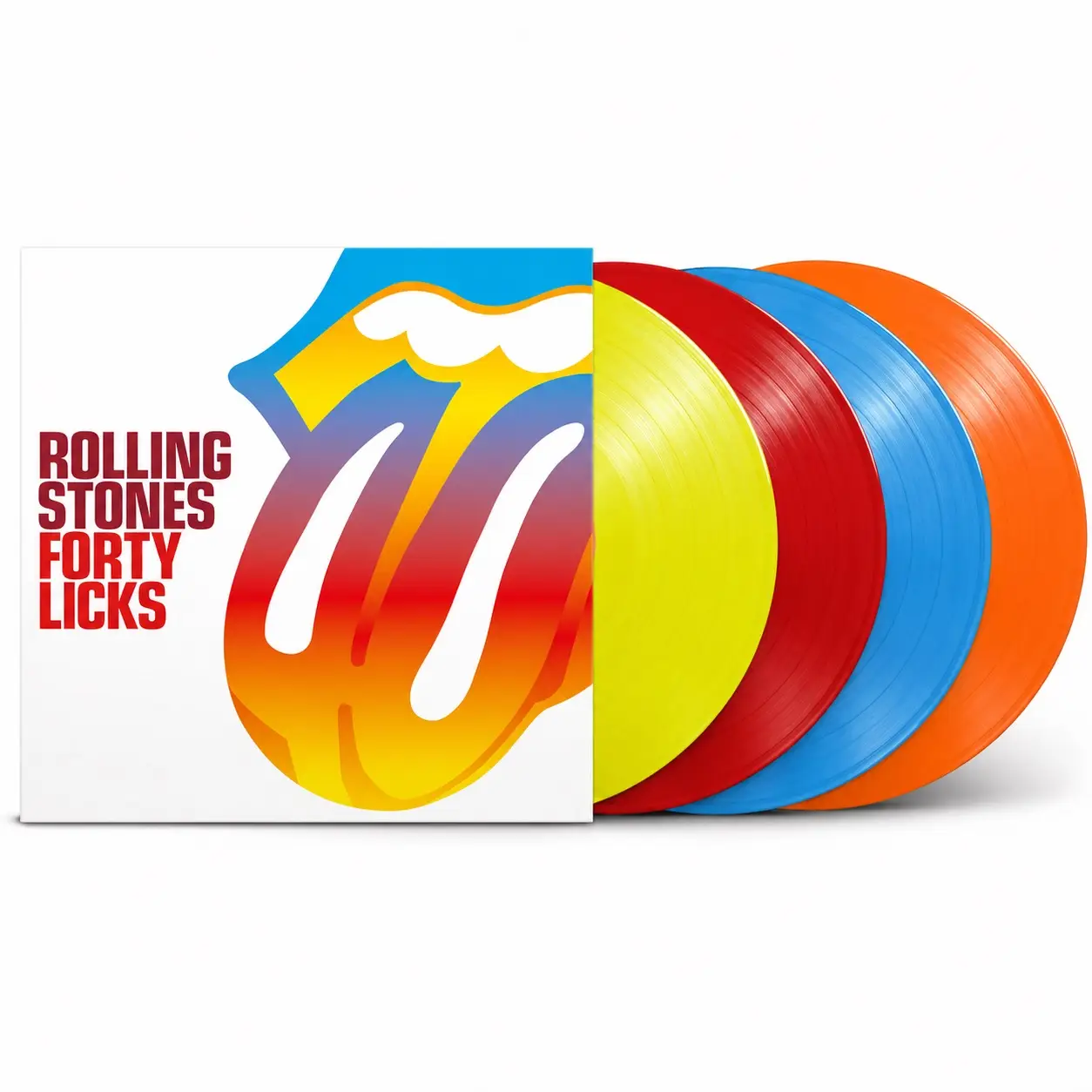 THE ROLLING STONES - Forty Licks (red + yellow + blue + orange)