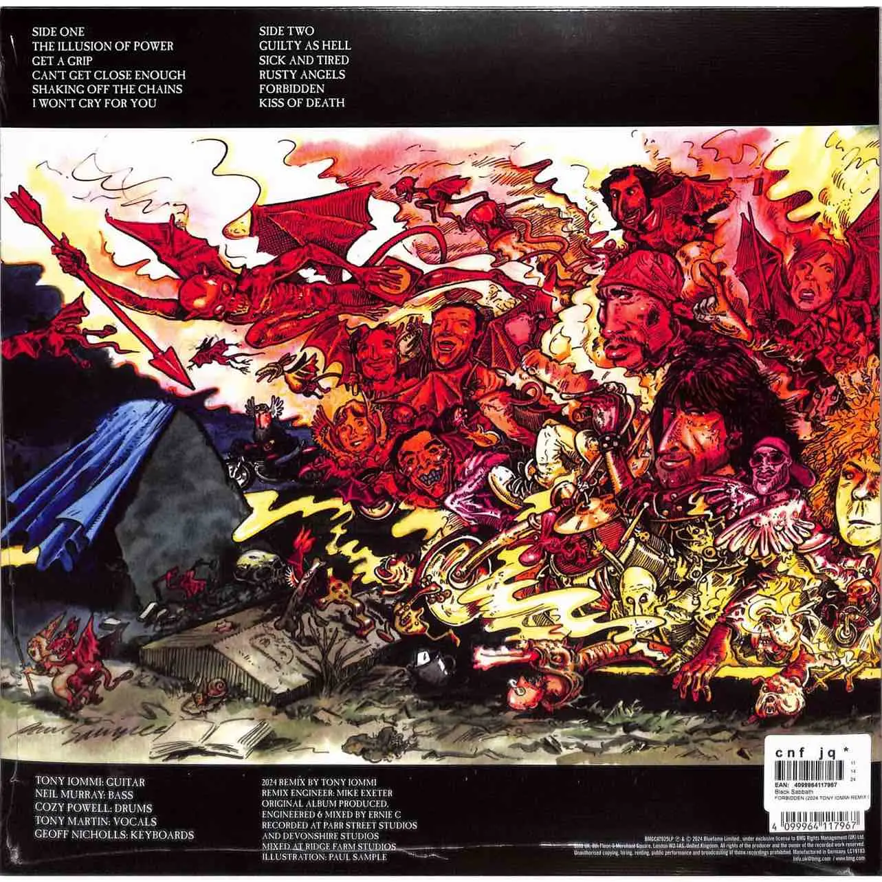 BLACK SABBATH - Forbidden (ultra clear) BLACK SABBATH - Forbidden (ultra clear)