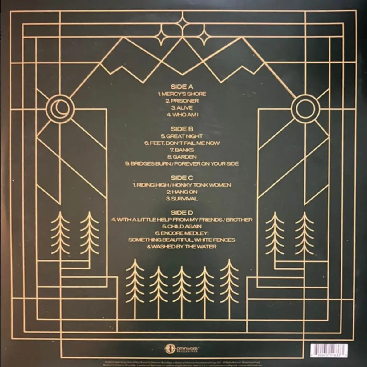 NEEDTOBREATHE - Live From The Woods Vol. 2 (amber wave)