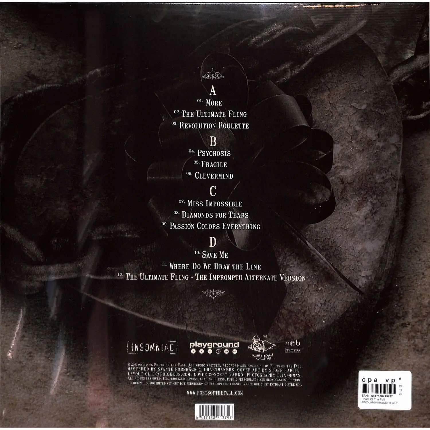 POETS OF THE FALL - Revolution Roulette