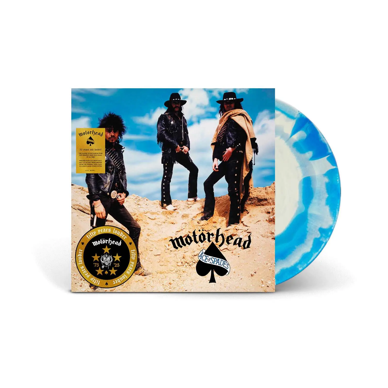 MOTÖRHEAD - Ace Of Spades (blue & white splatter)