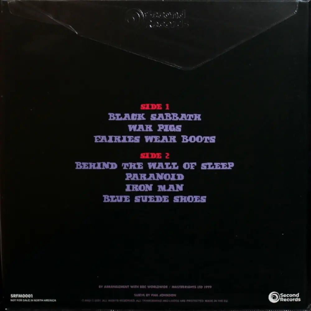BLACK SABBATH - Paranoia (red marble) BLACK SABBATH - Paranoia (red marble)