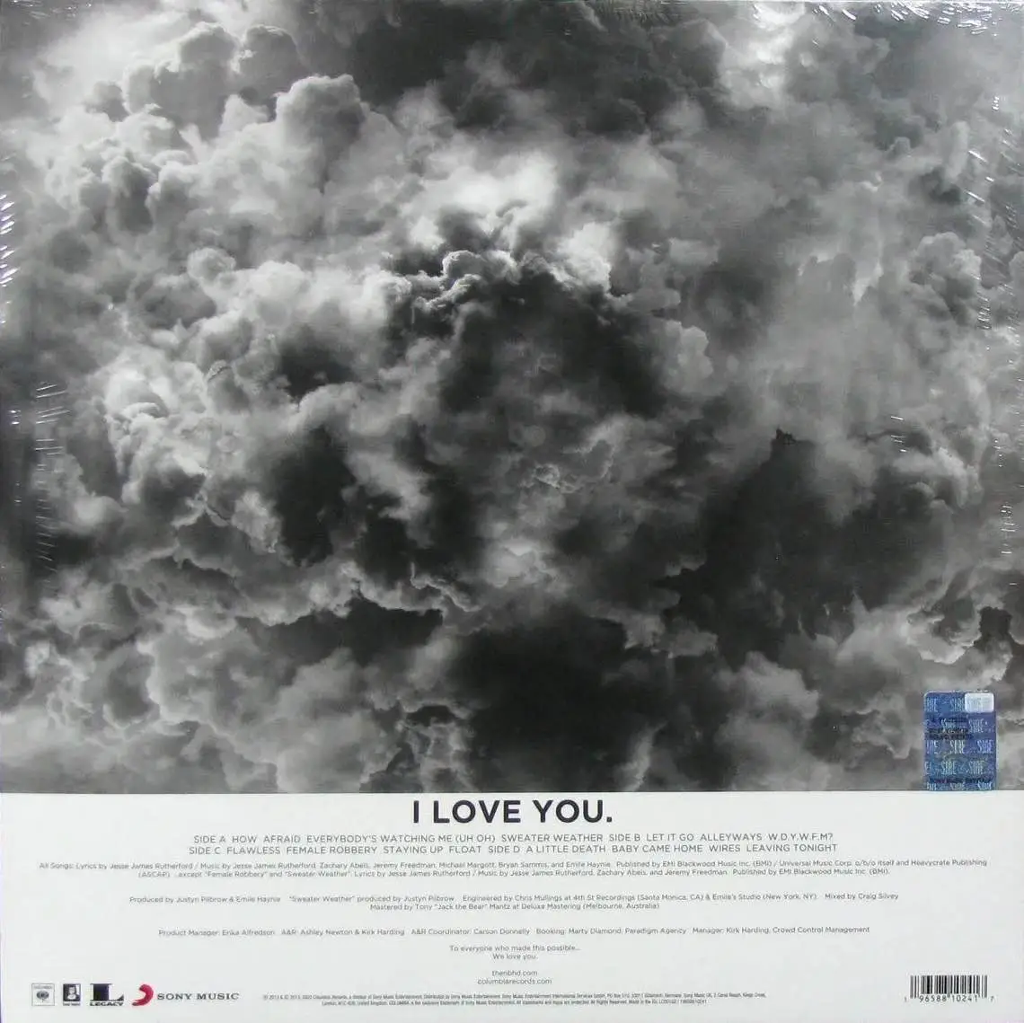 THE NEIGHBOURHOOD - I Love You. THE NEIGHBOURHOOD - I Love You.