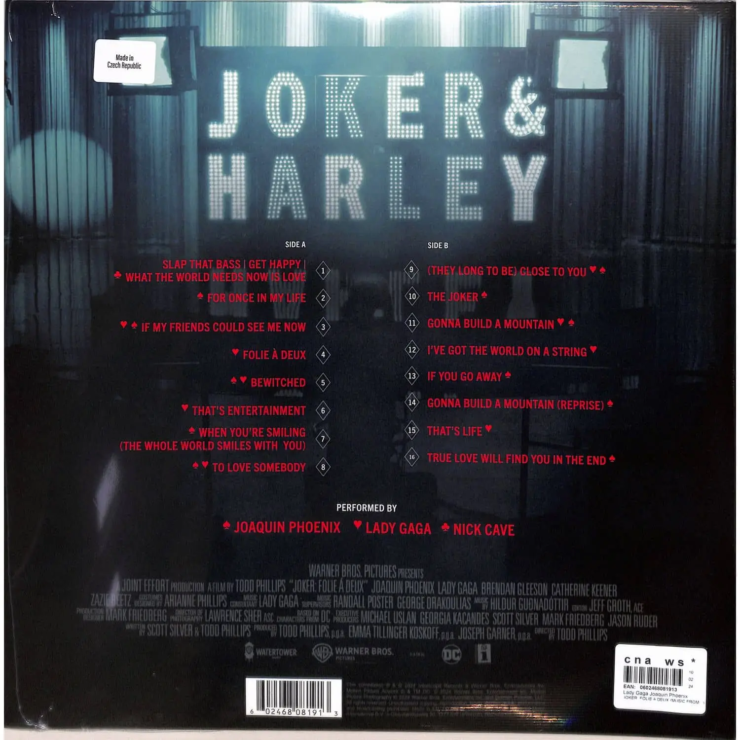 LADY GAGA & JOAQUIN PHOENIX & NICK CAVE - Joker: Folie À Deux (Music From The Motion Picture) LADY GAGA & JOAQUIN PHOENIX & NICK CAVE - Joker: Folie À Deux (Music From The Motion Picture)