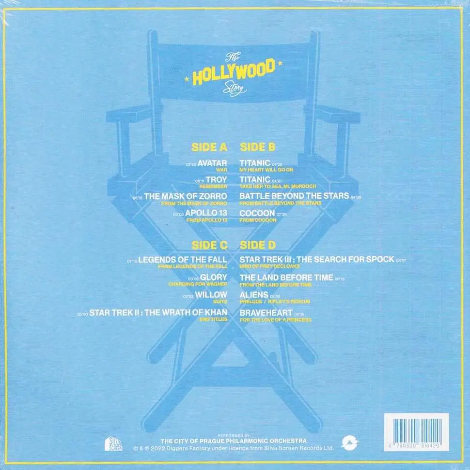 THE CITY OF PRAGUE PHILHARMONIC ORCHESTRA - James Horner Hollywood Story (transparent yellow)