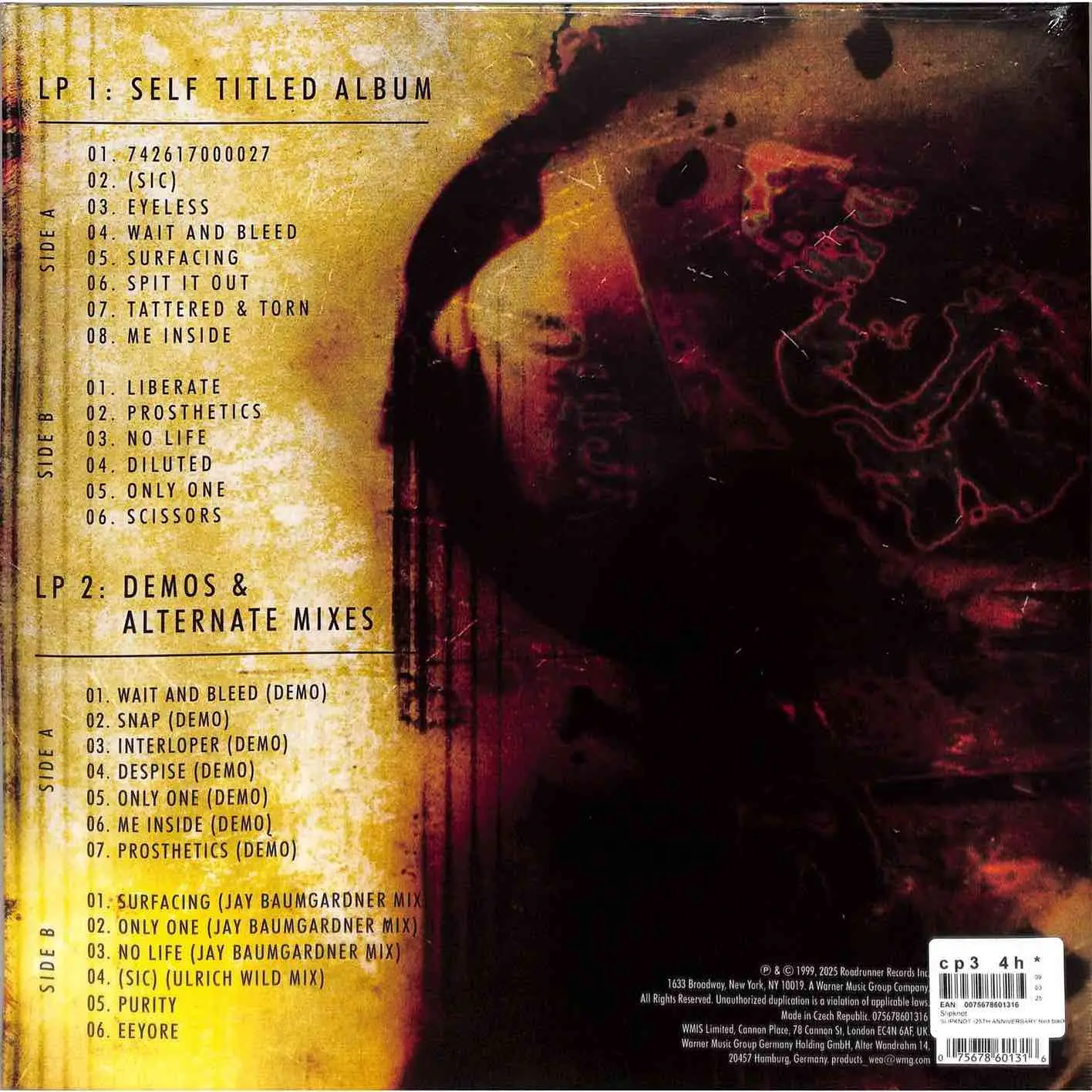 SLIPKNOT - Slipknot (2LP, red & black)