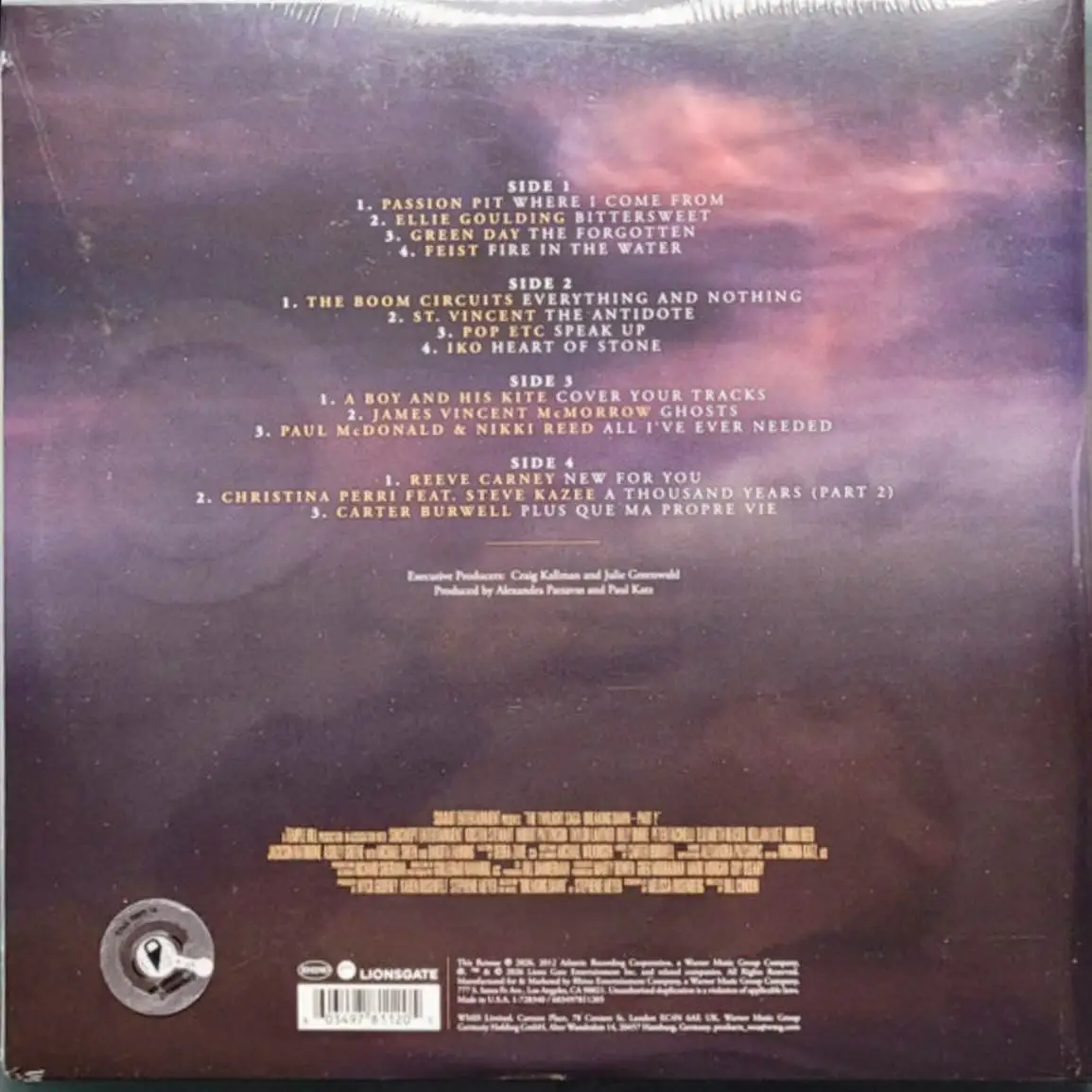 VARIOUS - The Twilight Saga - Breaking Dawn, Part 2: Original Motion Picture Soundtrack (tan) VARIOUS - The Twilight Saga - Breaking Dawn, Part 2: Original Motion Picture Soundtrack (tan)