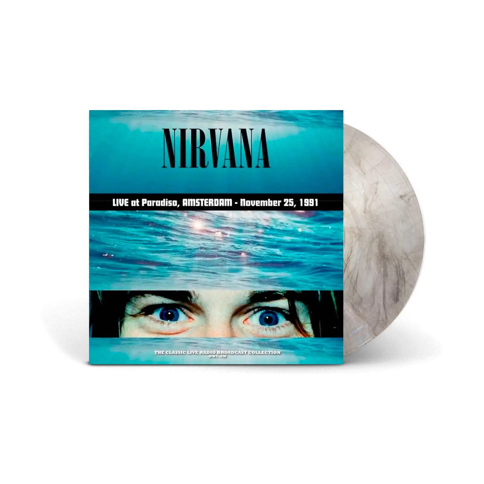 NIRVANA - Live At Paradiso, Amsterdam - November 25, 1991 (grey marble) NIRVANA - Live At Paradiso, Amsterdam - November 25, 1991 (grey marble)