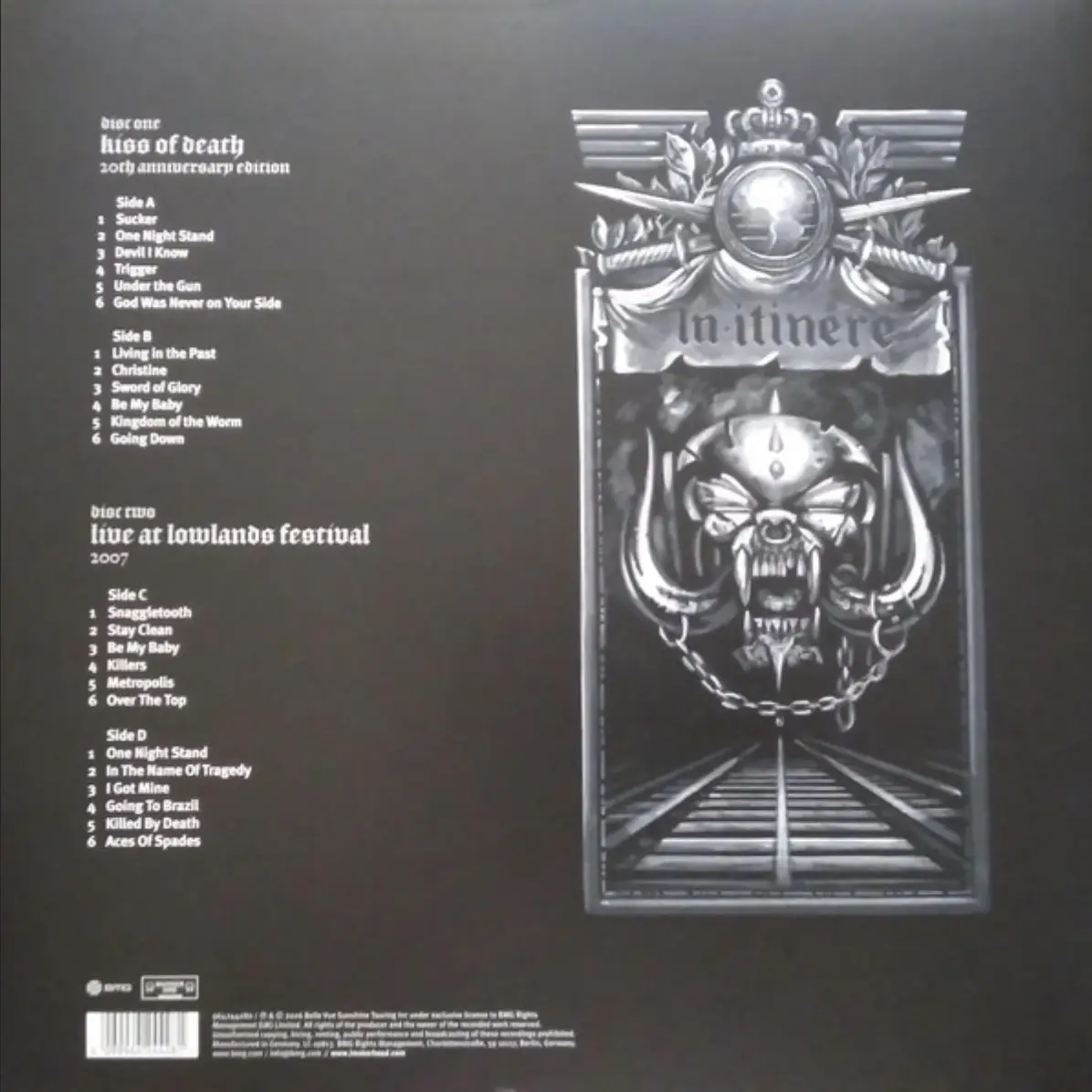 MOTORHEAD - Kiss Of Death (2LP deluxe)