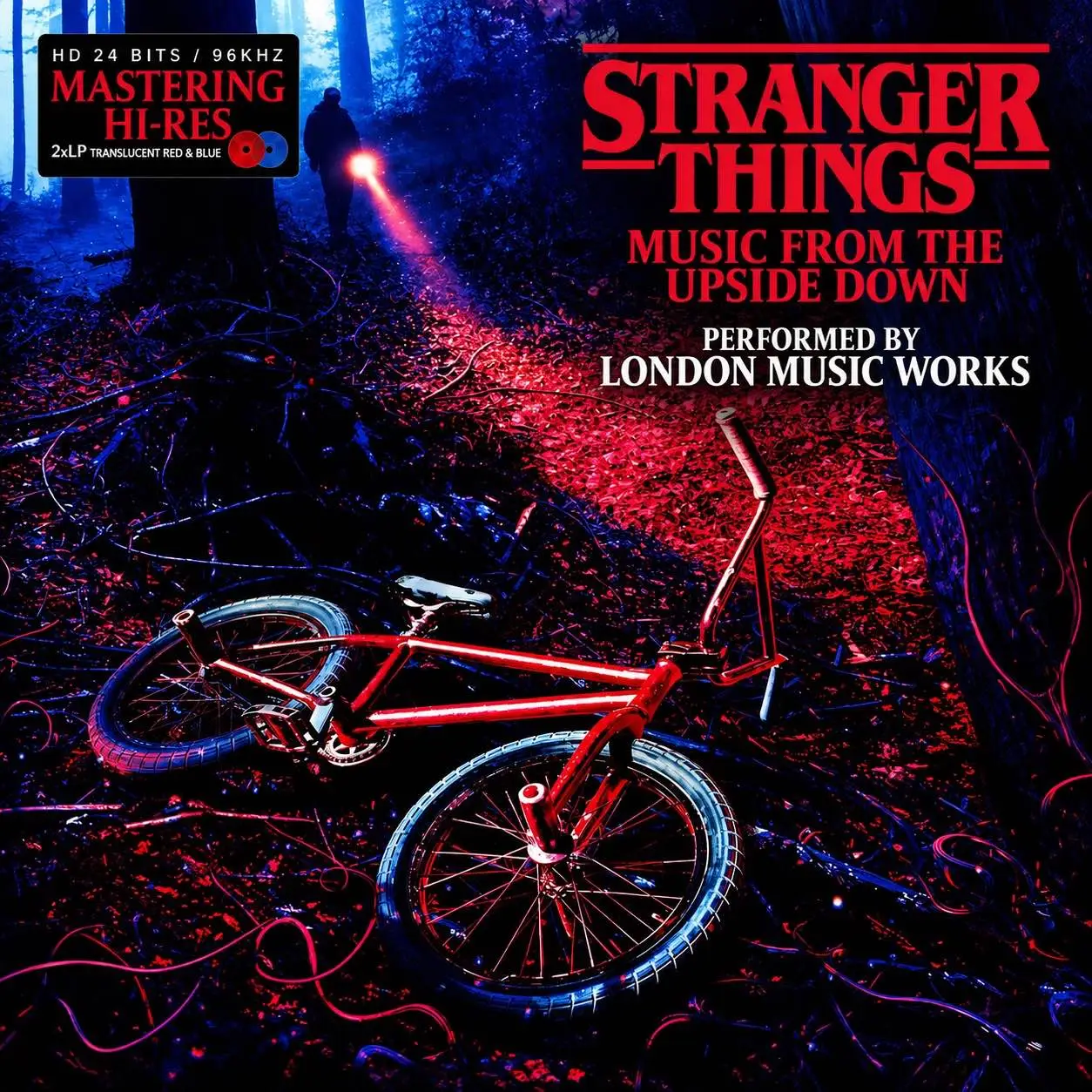 OST - Stranger Things, Music From The Upside Down (translucent red & blue)