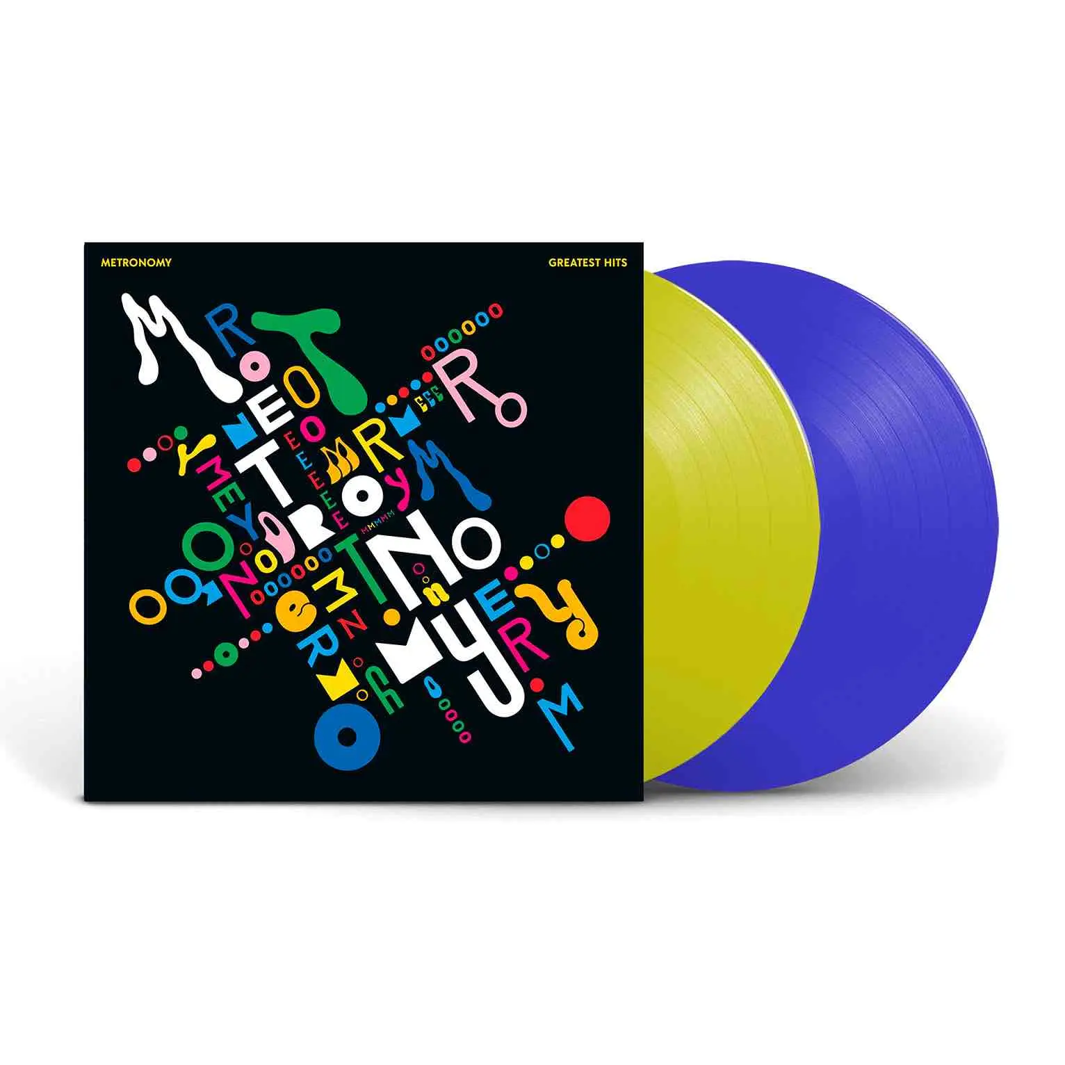 METRONOMY - Greatest Hits (yellow & blue)