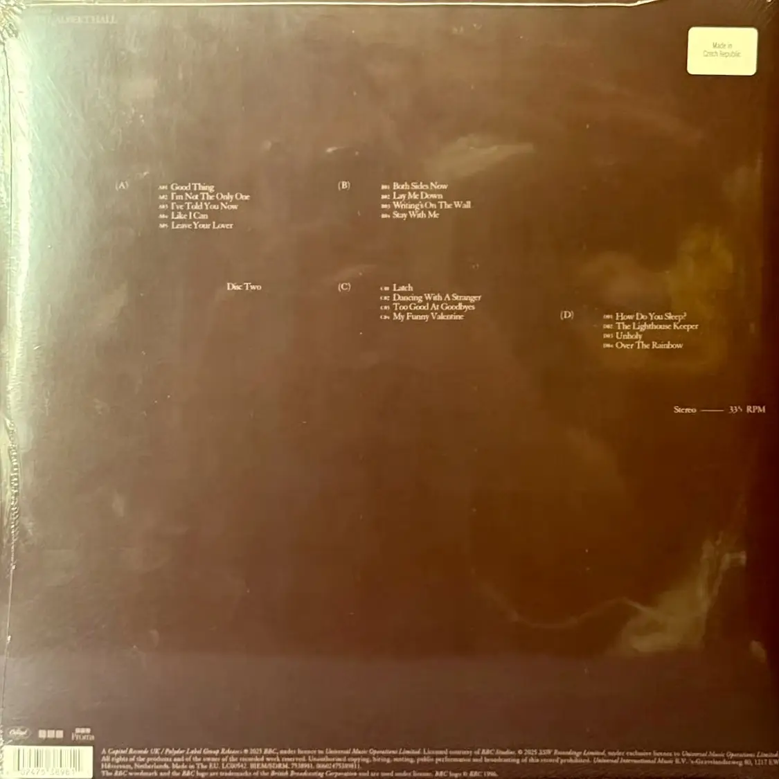 SAM SMITH - BBC Proms At The Royal Albert Hall SAM SMITH - BBC Proms At The Royal Albert Hall