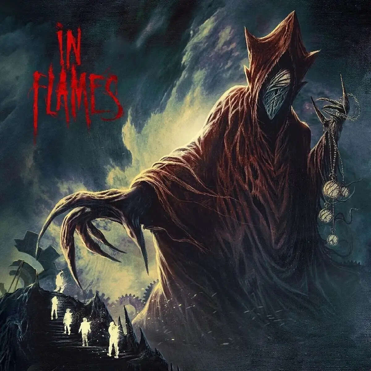 IN FLAMES - Foregone (blue translucent)