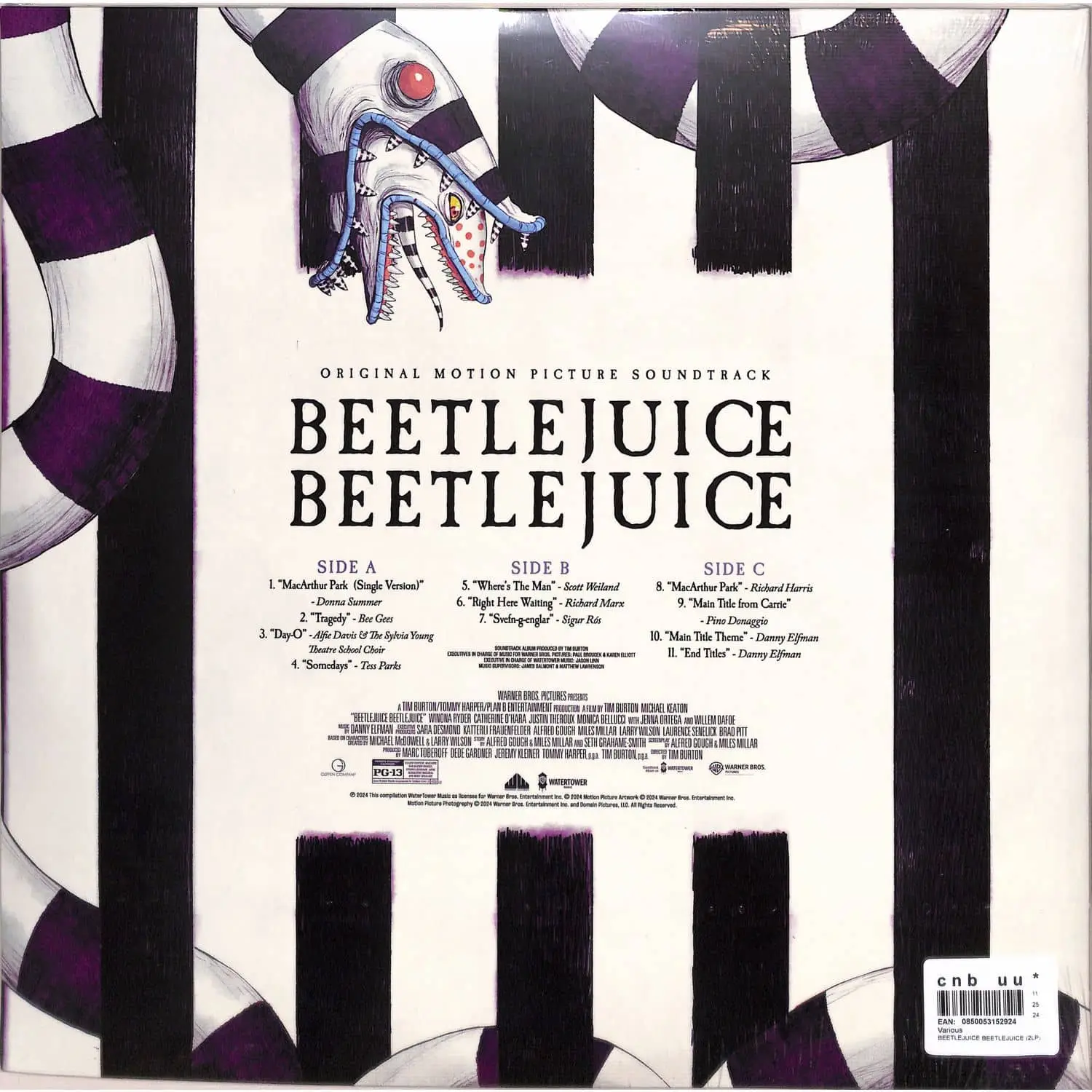 OST - Beetlejuice: Original Motion Picture Soundtrack (lime green & purple hand poured) OST - Beetlejuice: Original Motion Picture Soundtrack (lime green & purple hand poured)