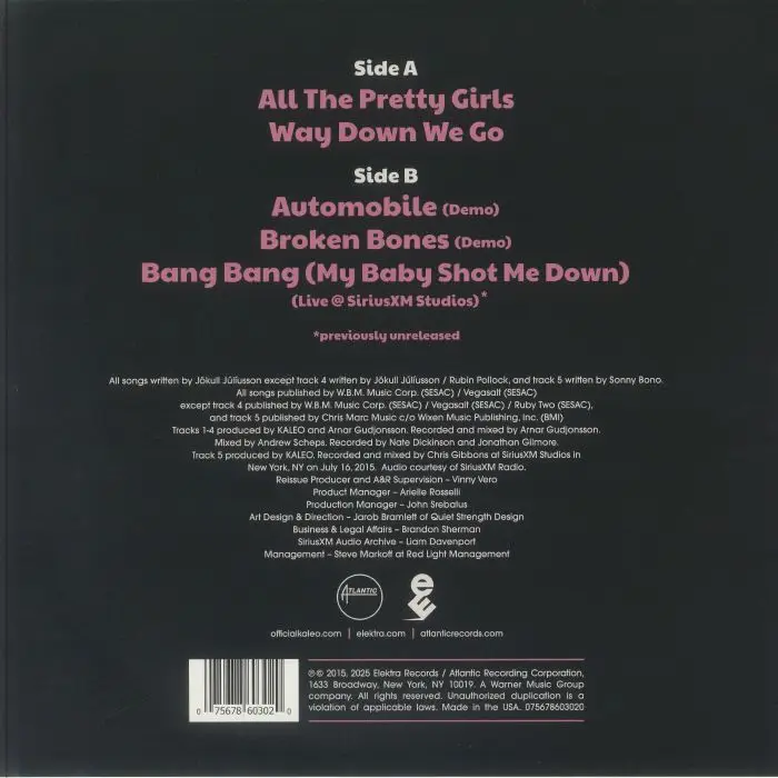 KALEO - All The Pretty Girls Ep (raspberry marble) KALEO - All The Pretty Girls Ep (raspberry marble)