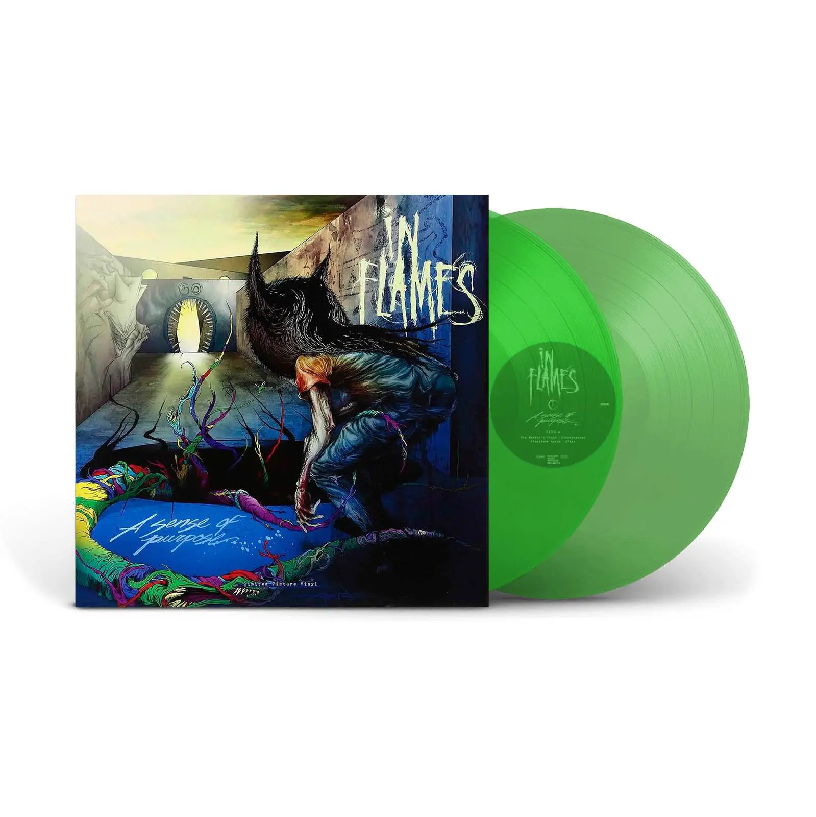 IN FLAMES - A Sense Of Purpose (transparent green) IN FLAMES - A Sense Of Purpose (transparent green)