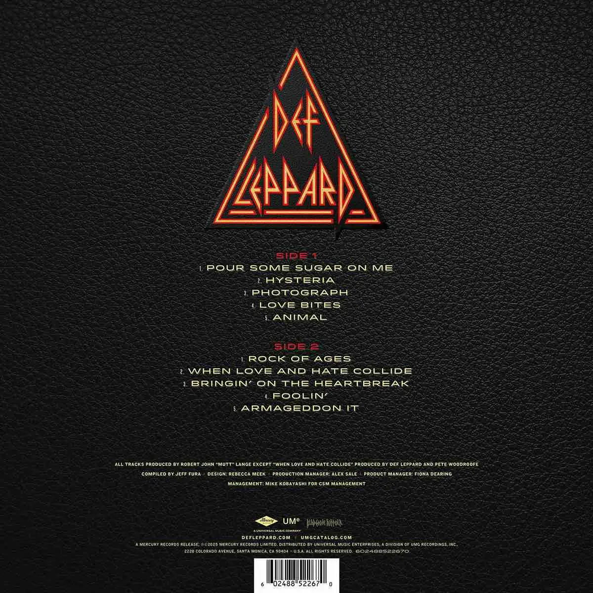 DEF LEPPARD - Greatest Hits