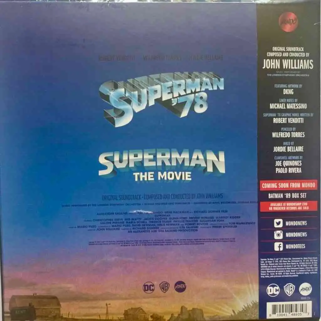 JOHN WILLIAMS - Superman: The Movie: Original Motion Picture Soundtrack (swirl) JOHN WILLIAMS - Superman: The Movie: Original Motion Picture Soundtrack (swirl)