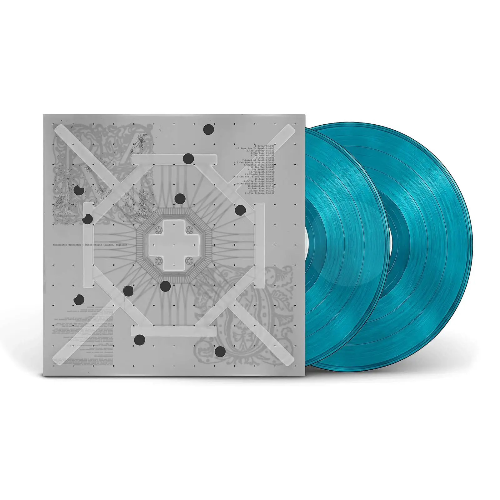 MANCHESTER ORCHESTRA - Union Chapel London, England (opaque aqua) MANCHESTER ORCHESTRA - Union Chapel London, England (opaque aqua)