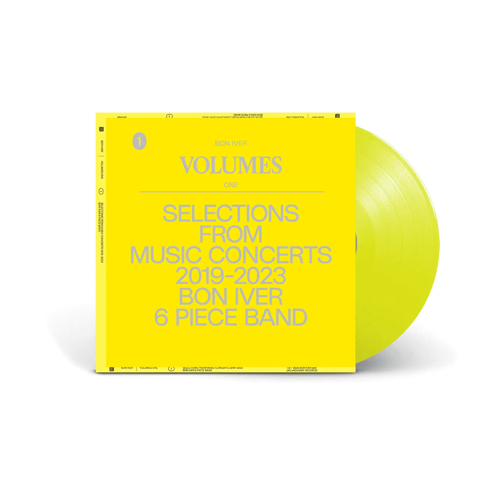 BON IVER - Volumes One: Selections From Music Concerts 2019-2023, Bon Iver 6 Piece Band (yellow) BON IVER - Volumes One: Selections From Music Concerts 2019-2023, Bon Iver 6 Piece Band (yellow)