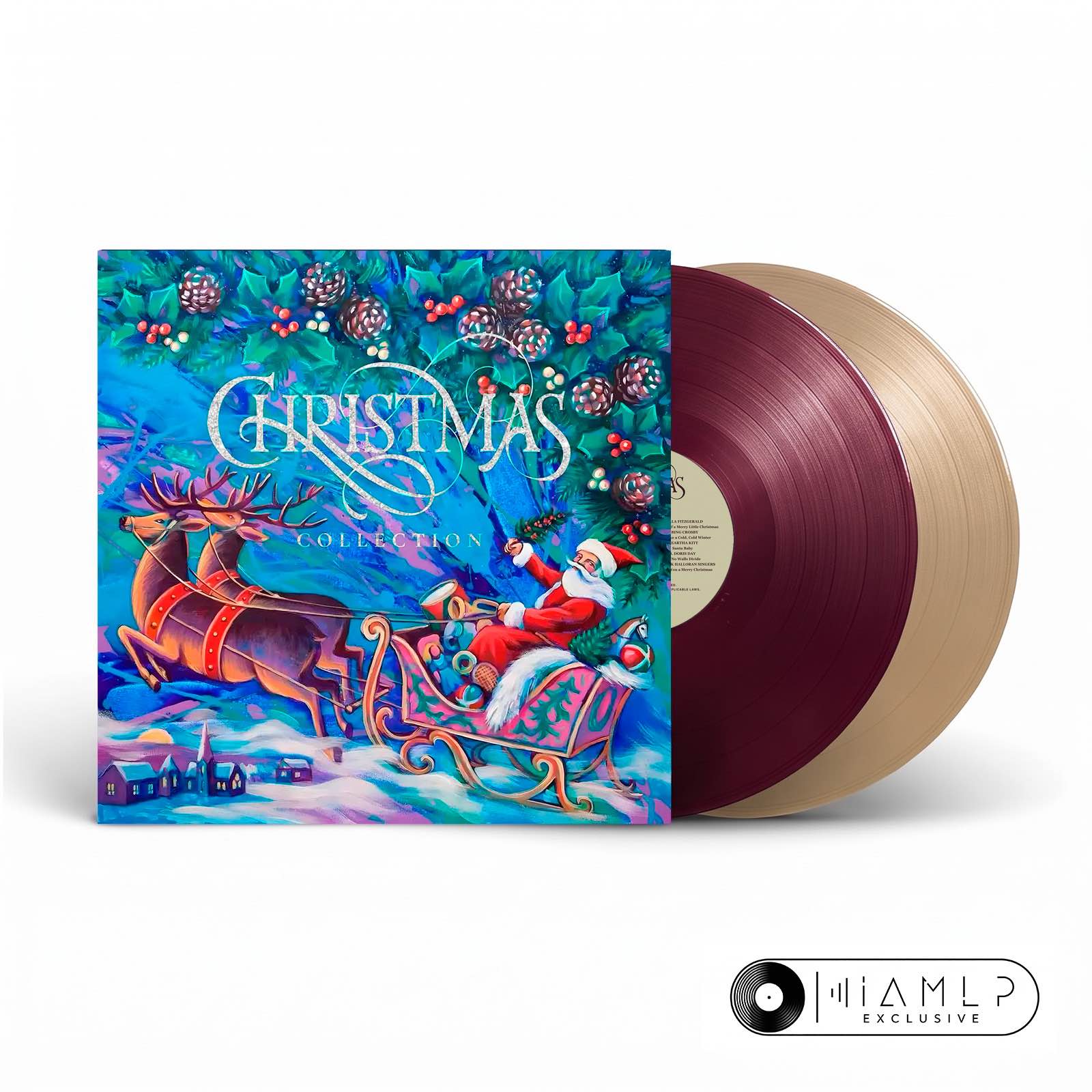 VARIOUS - Christmas Collection (2LP burgundy cream)