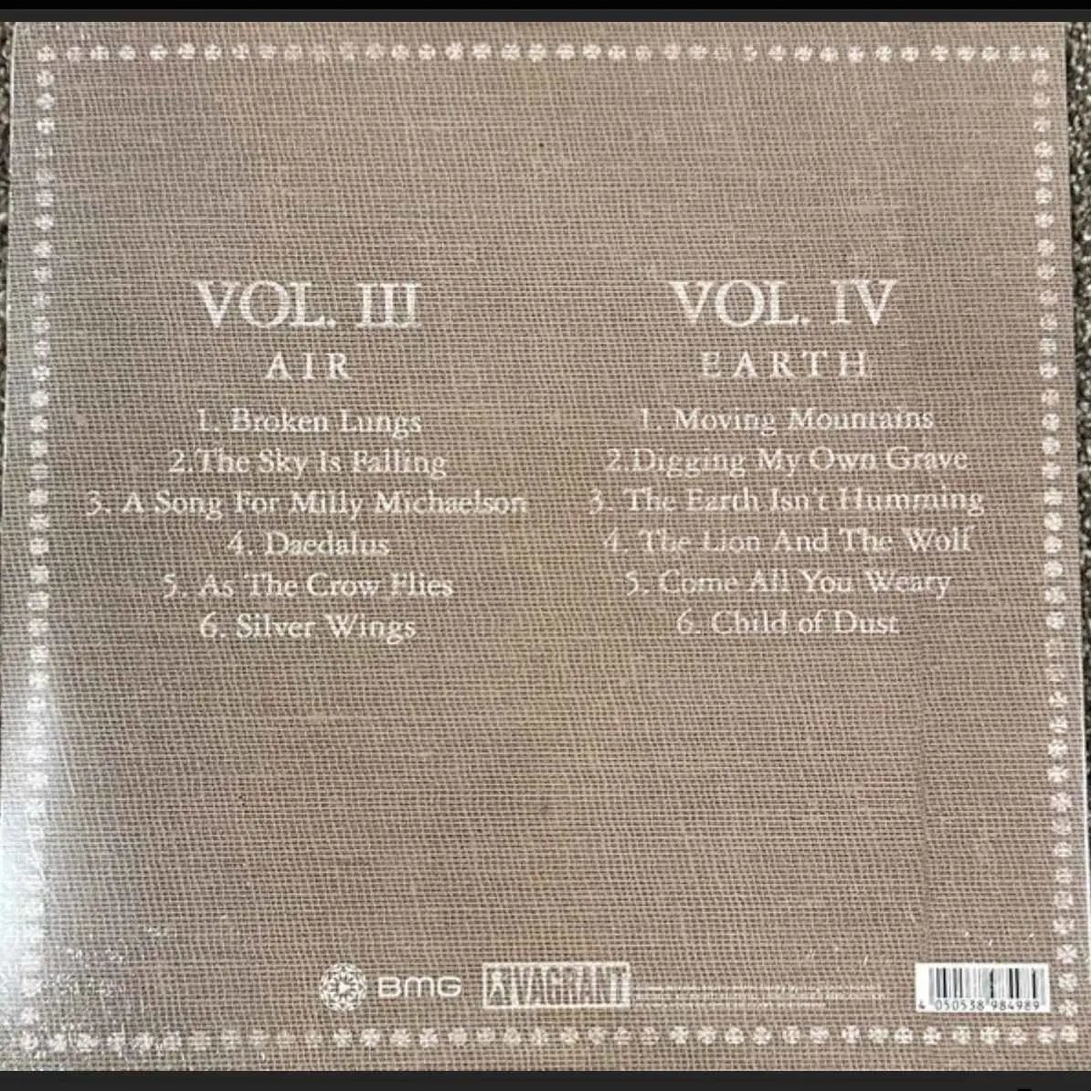 THRICE - The Alchemy Index Vols. III & IV Air & Earth (milky clear & translucent tan)