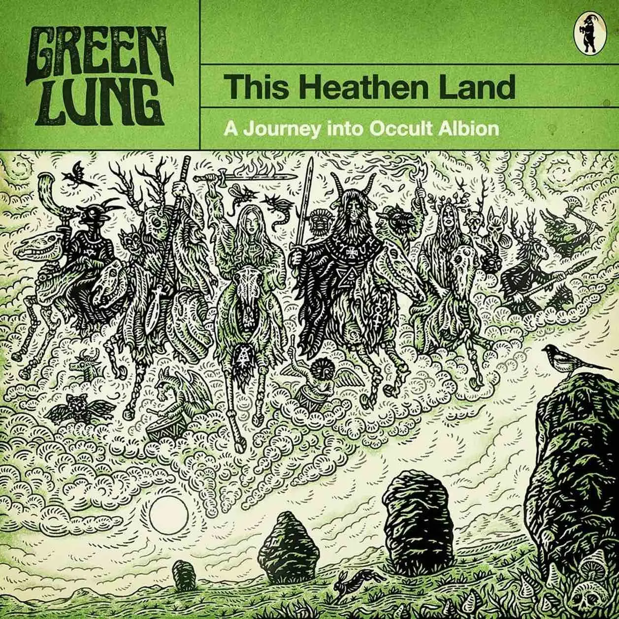GREEN LUNG - This Heathen Land (transparent orange & black smoke) GREEN LUNG - This Heathen Land (transparent orange & black smoke)