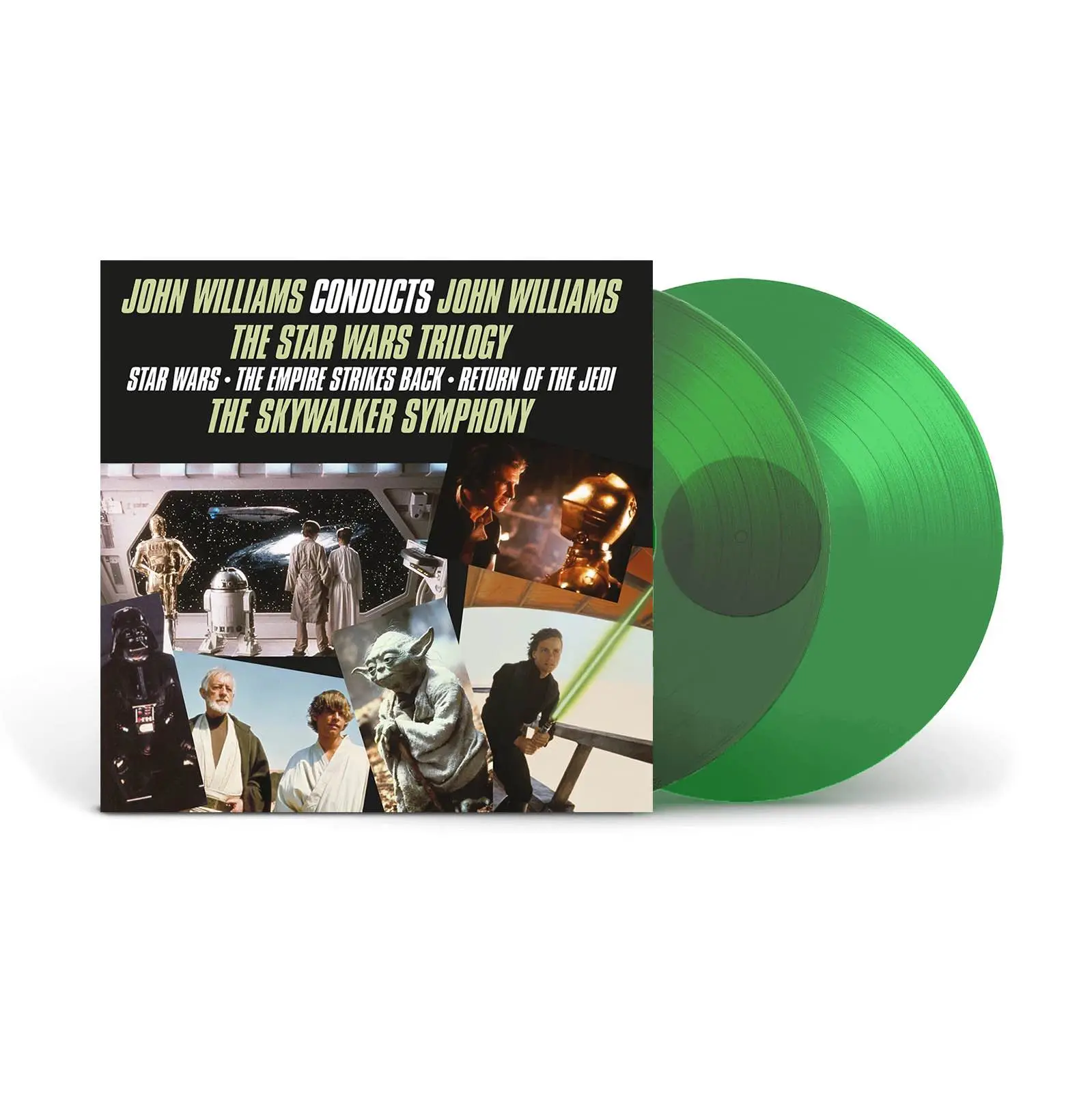 JOHN WILLIAMS - The Star Wars Trilogy: Star Wars, The Empire Strikes Back, Return Of The Jedi (green translucent)