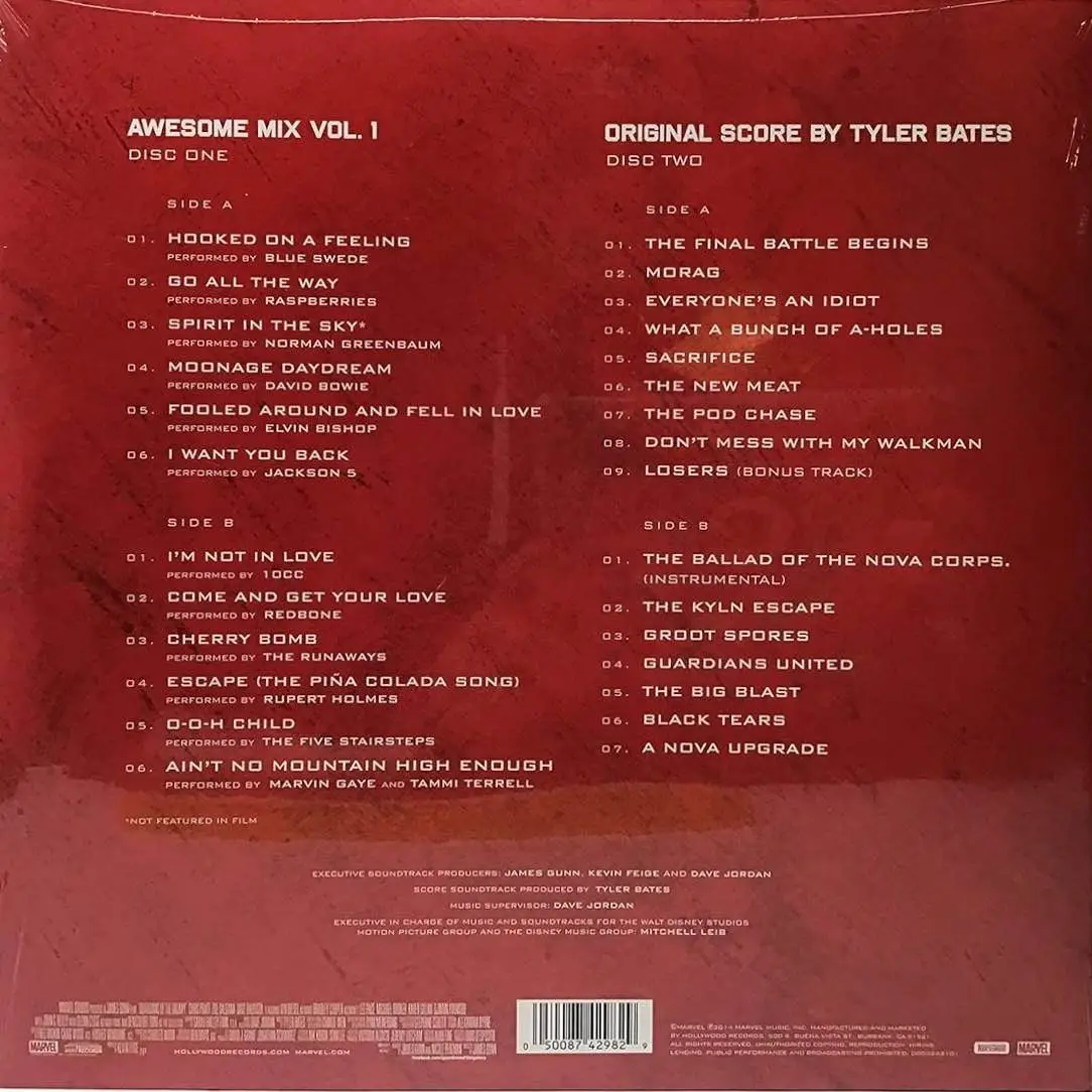 VARIOUS - Guardians Of The Galaxy (red + yellow)