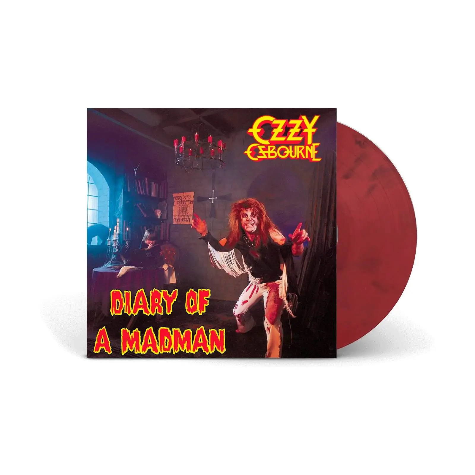 OZZY OSBOURNE - Diary Of A Madman (red & black swirl)