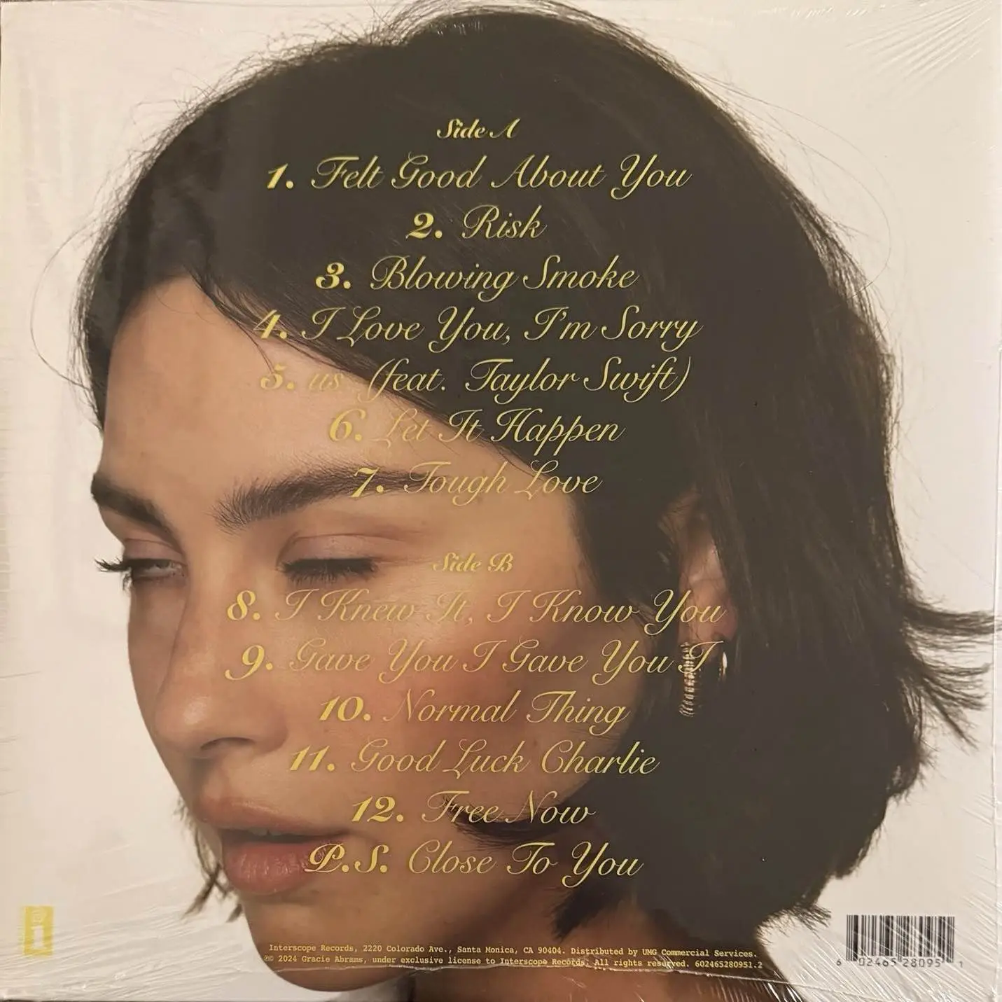 GRACIE ABRAMS - The Secret Of Us (yellow)