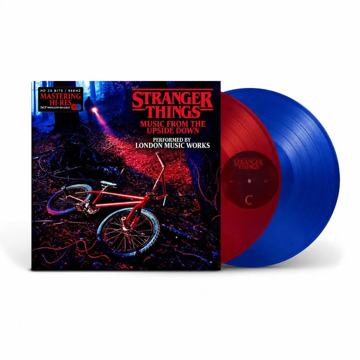 OST - Stranger Things, Music From The Upside Down (translucent red & blue)