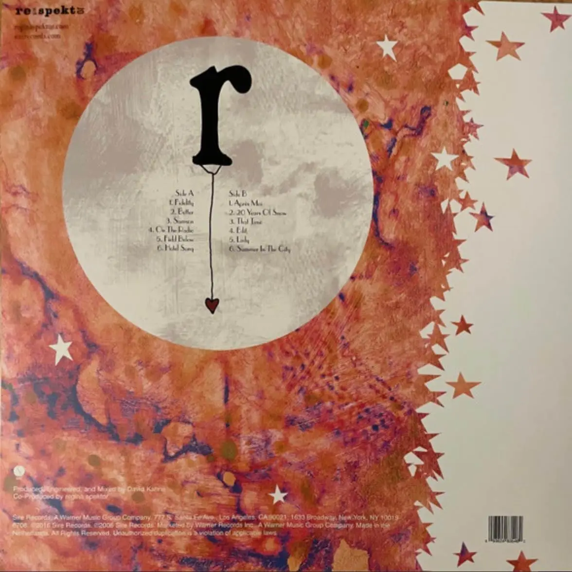 REGINA SPEKTOR - Begin To Hope (yellow flame) REGINA SPEKTOR - Begin To Hope (yellow flame)