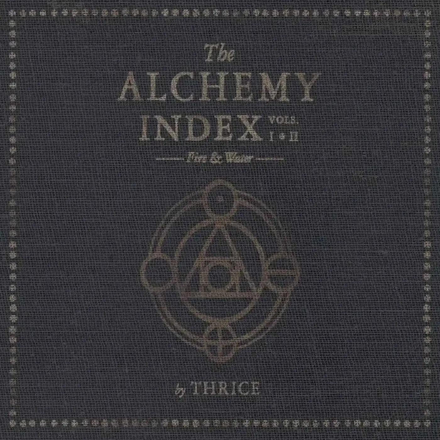 THRICE - The Alchemy Index Vols. I & II: Fire & Water (translucent orange & sea blue)