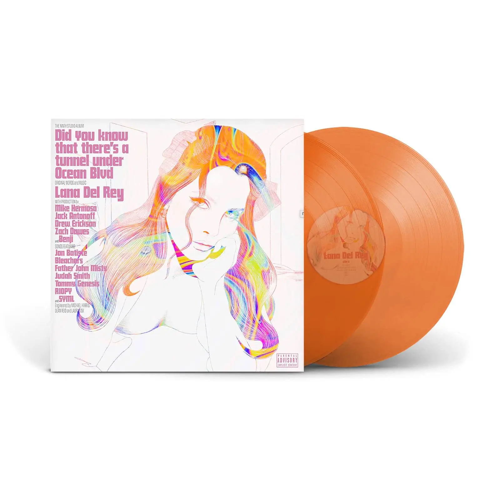 Lana Del Rey - Did you know that there s a tunnel under oceanblvd (orange translucent) Lana Del Rey - Did you know that there s a tunnel under oceanblvd (orange translucent)