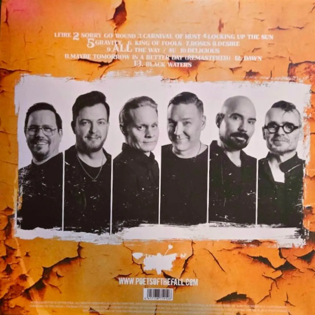 POETS OF THE FALL - Carnival Of Rust (red with white corona)