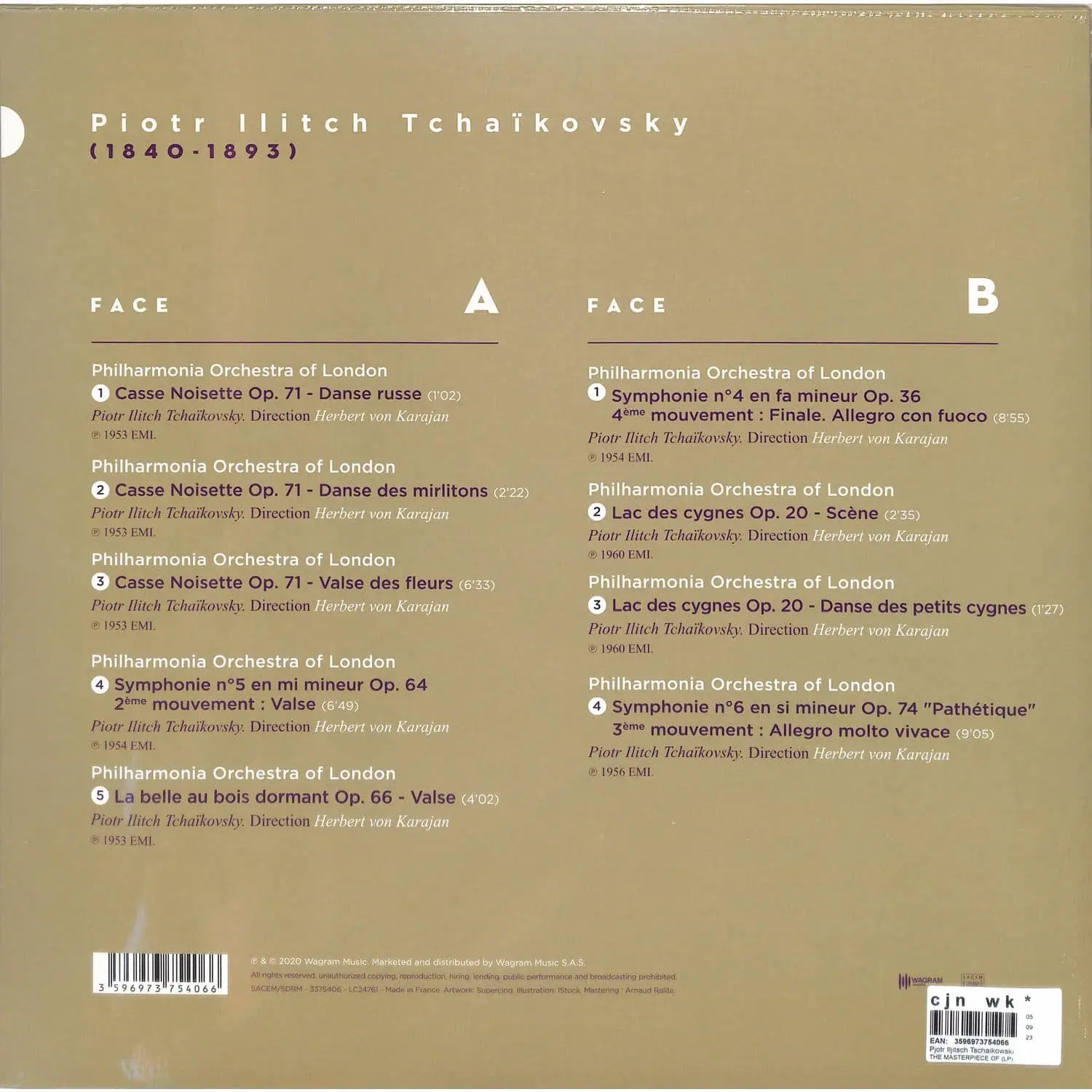 ЧАЙКОВСКИЙ П.И. - The masterpieces of Pjotr Ilyich Tchaikovsky