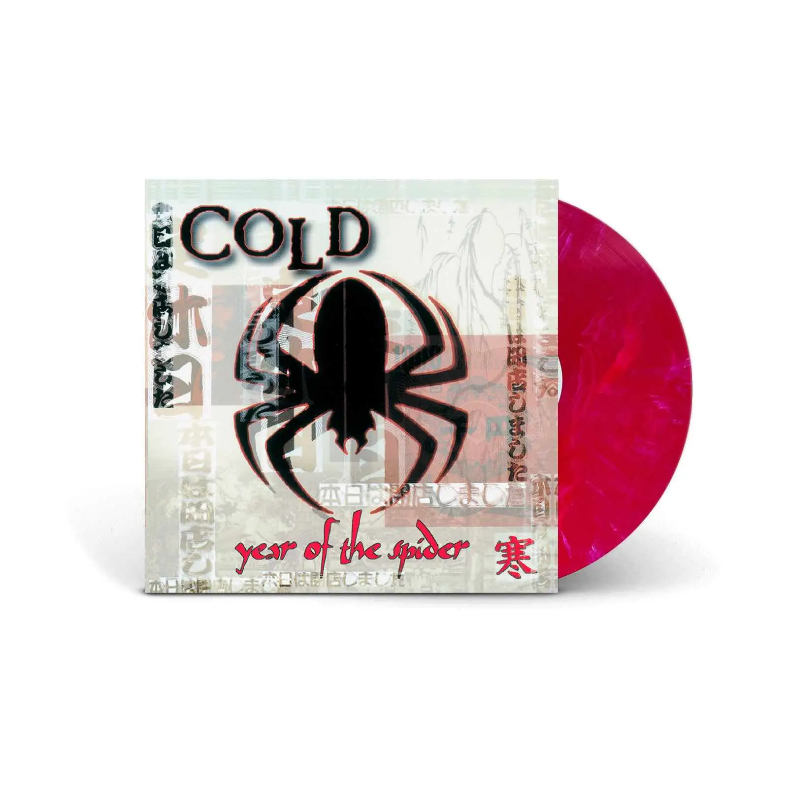COLD - Year Of The Spider (red with white swirl)