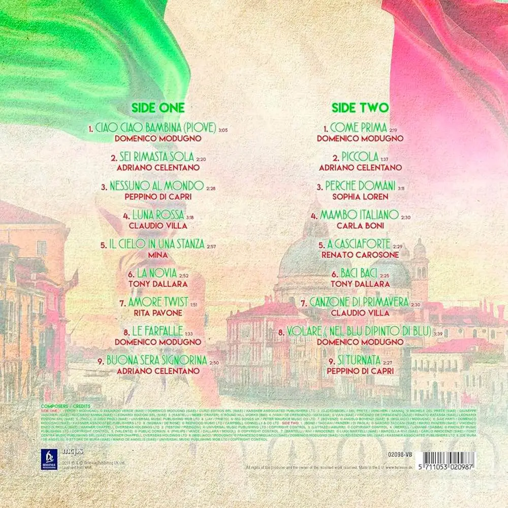 VARIOUS - Ciao Italia: Great Songs Of Italy VARIOUS - Ciao Italia: Great Songs Of Italy